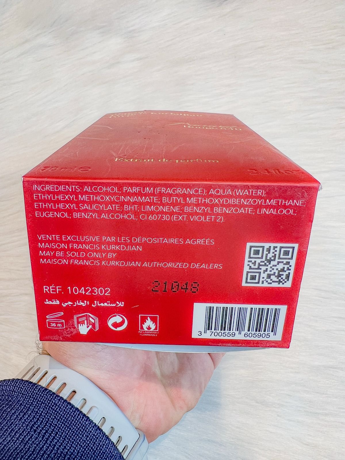 Baccarat Rouge 540 Extrait de Parfum [sealed master box] for both genders