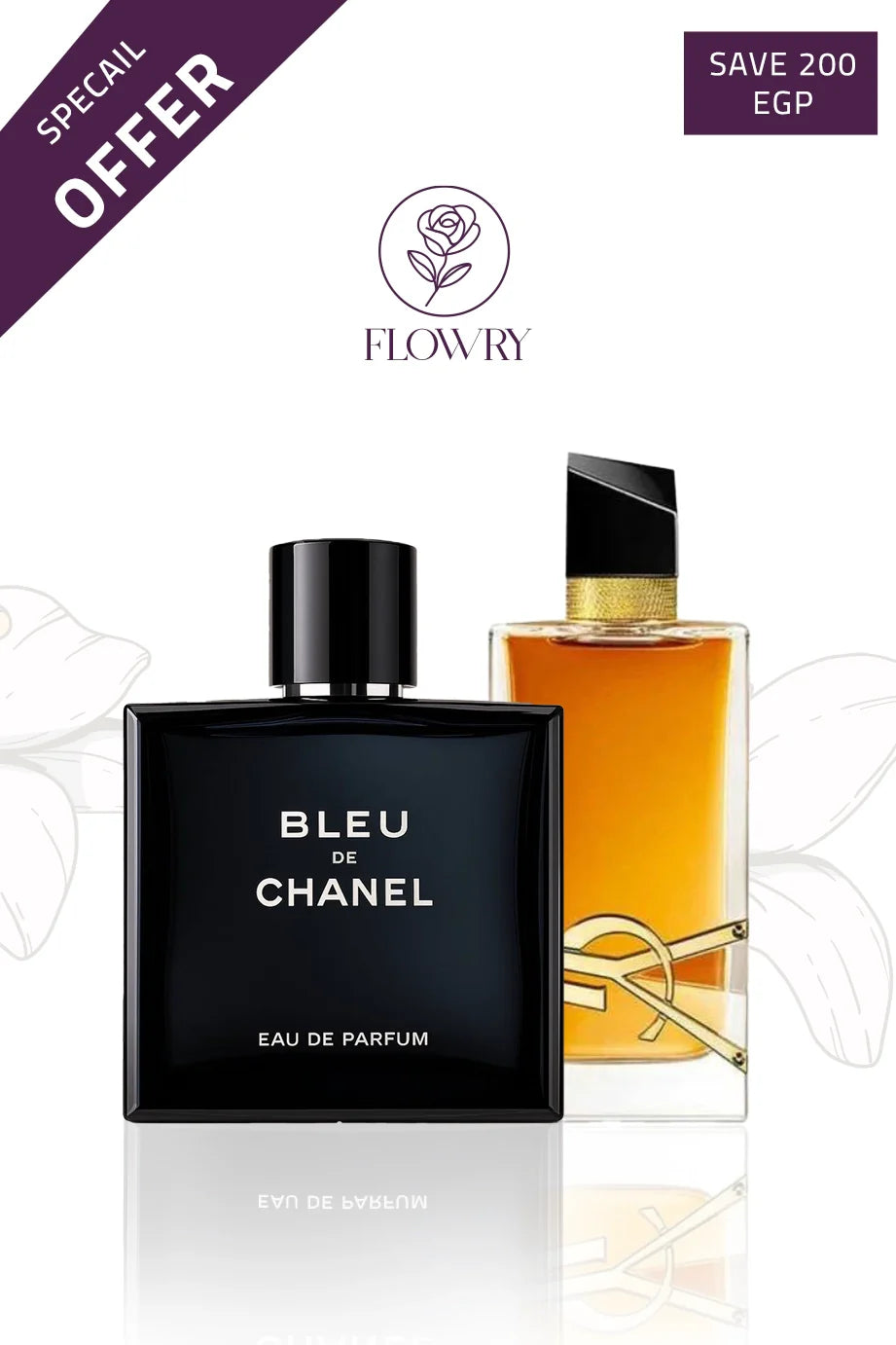 Chanel Blue + Free Yves Saint Laurent